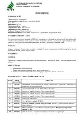 Leitura e Produção Textual I