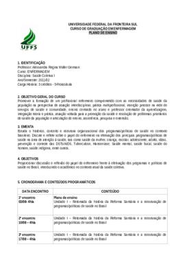 Saúde Coletiva I