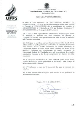Portaria 697-GR-2011