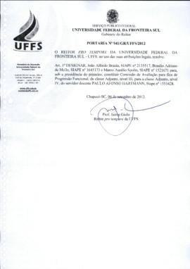 Portaria 941-GR-2012