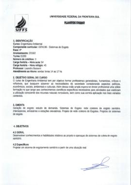 Sistemas de Esgoto