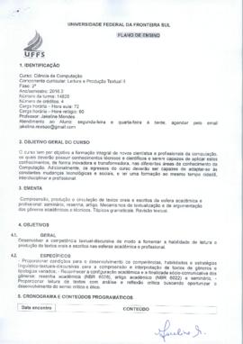 Leitura e Produção Textual II