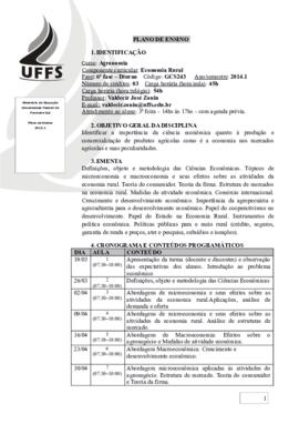 Economia Rural