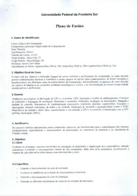 Organização de Computadores