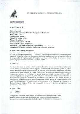Planejamento Territorial