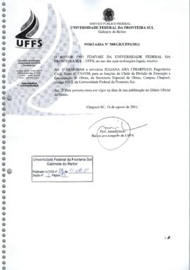 Portaria 588-GR-2011