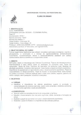Economia Rural