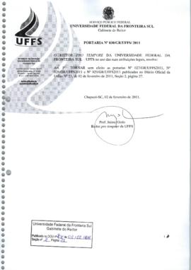 Portaria 030-GR-2011