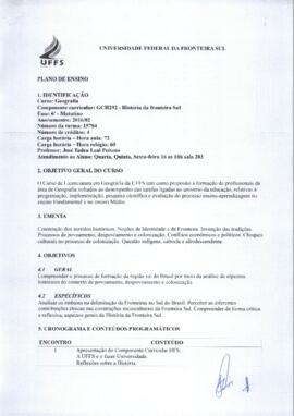 História da Fronteira Sul