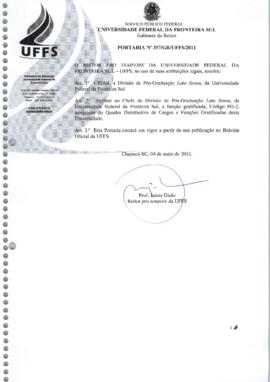 Portaria 357-GR-2011