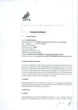 Planejamento Financeiro e Orçamentário