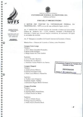 Portaria 080-GR-2011