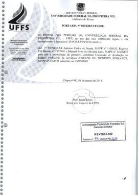 Portaria 087-GR-2011