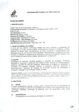Modelagem e Simulação