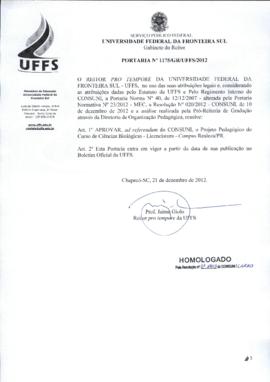 Portaria 1175-GR-2012