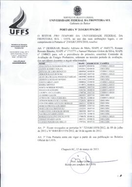 Portaria 213-GR-2013
