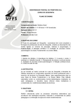 Didática Geral