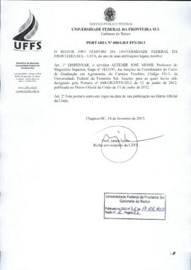 Portaria 080-GR-2013