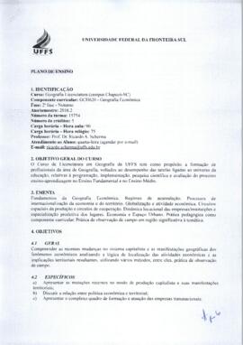 Geografia Econômica