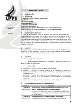 Teorias da Administração