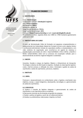 Introdução à Logística