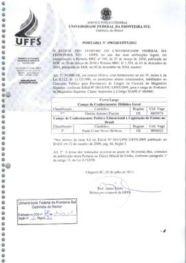 Portaria 490-GR-2011