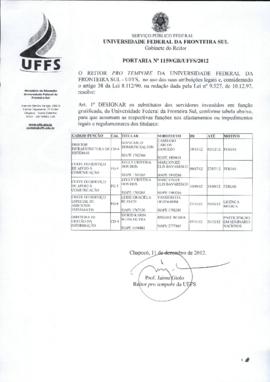Portaria 1159-GR-2012