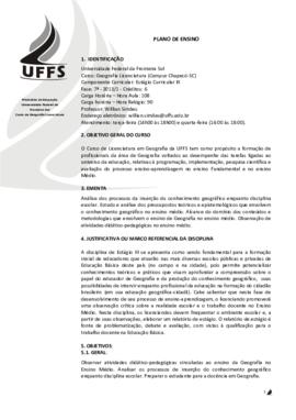 Estágio Curricular Supervisionado III