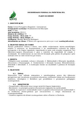 Fundamentos da Educação