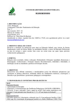 Fundamentos da Educação