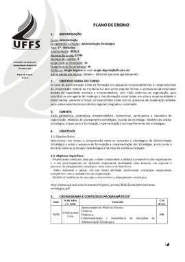 Administração Estratégica