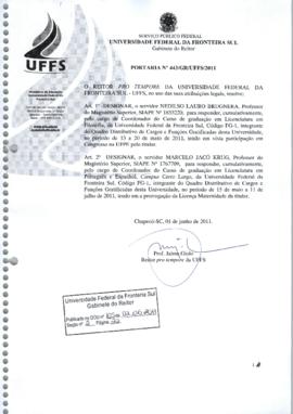 Portaria 443-GR-2011
