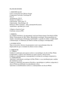 Sociologia III
