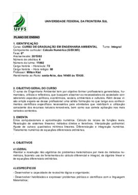 Cálculo Numérico