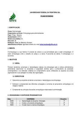 Antropologia para Administradores