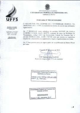 Portaria 785-GR-2012