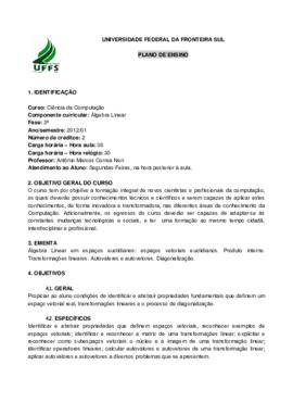 Álgebra Linear