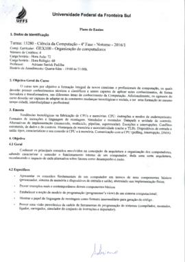 Organização de Computadores