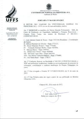Portaria 561-GR-2012