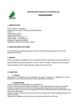 Produção Textual Acadêmica