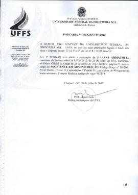 Portaria 761-GR-2012