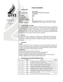 Administração de Sistemas de Informação