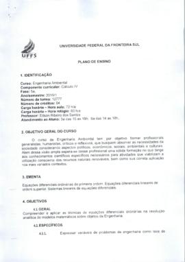 Cálculo IV