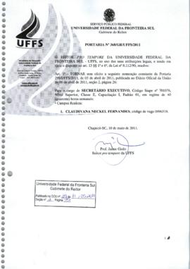 Portaria 368-GR-2011