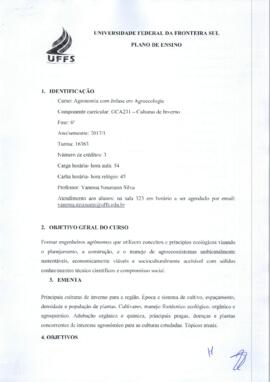 Culturas de Inverno