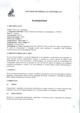 Tópicos Especiais em Redes de Computadores