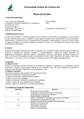 Organização de Computadores