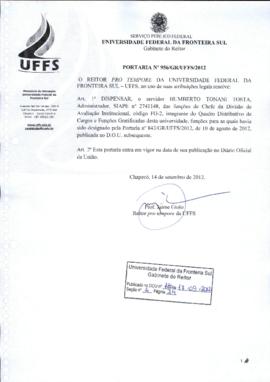Portaria 956-GR-2012