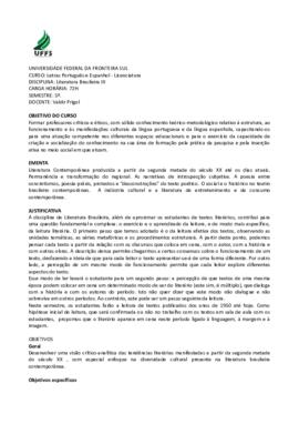 Literatura Brasileira III
