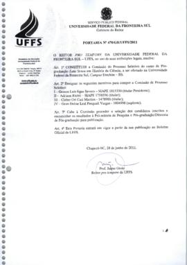 Portaria 470-GR-2011